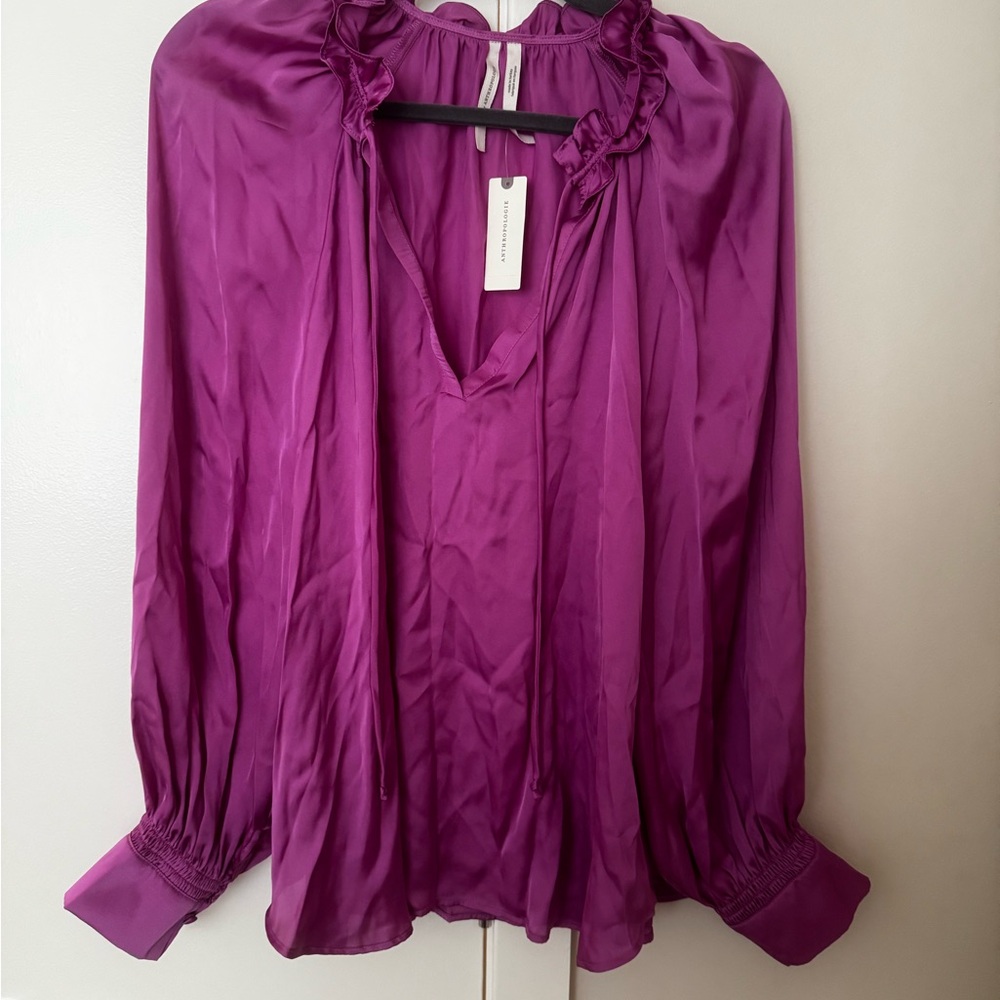 Elegant Purple Women's Top